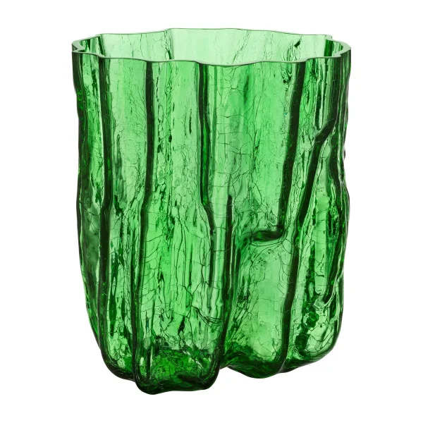 Kosta Boda Vase Crackle 27 cm Vert