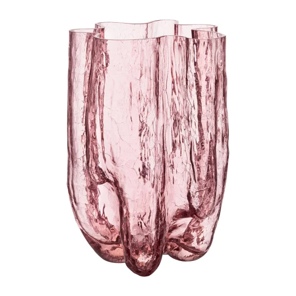 Kosta Boda Vase Crackle 37 cm Rose