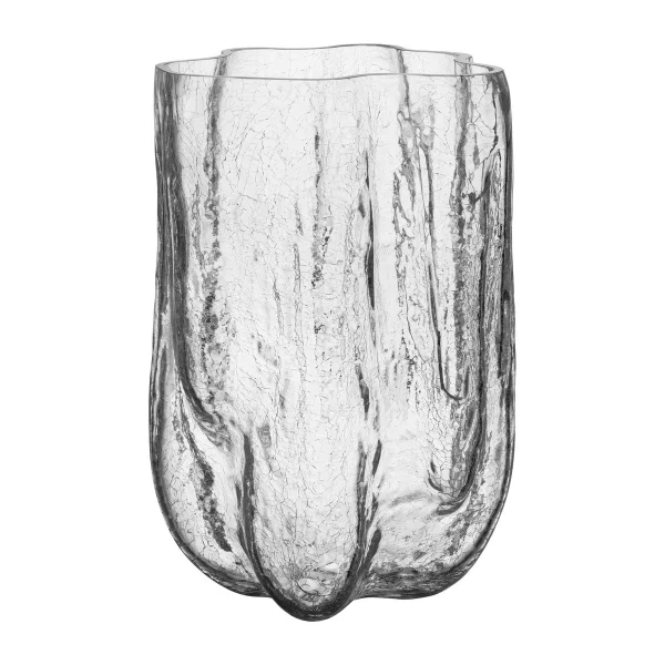 Kosta Boda Vase Crackle 37 cm Transparent