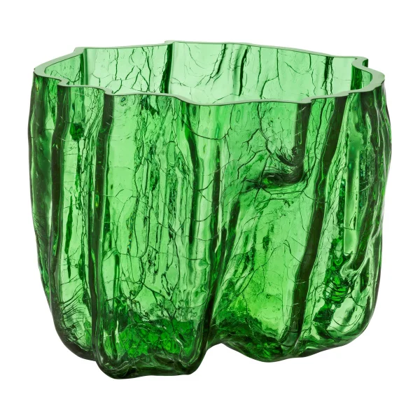 Kosta Boda Vase Crackle se 17,5 cm Vert