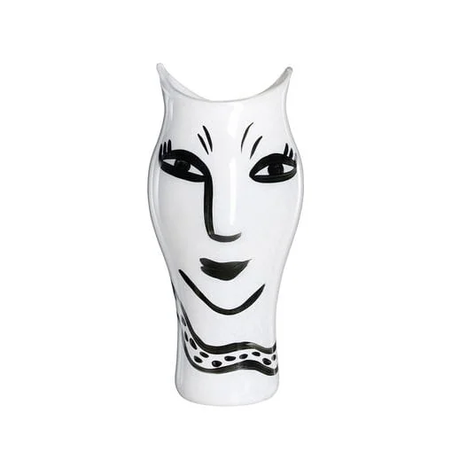 Kosta Boda Vase Open Mind blanc