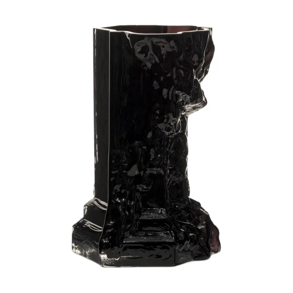 Kosta Boda Vase Rocky Baroque 25 cm Noir profond