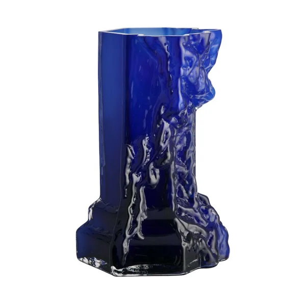 Kosta Boda Vase Rocky Baroque 35 cm Bleu profond