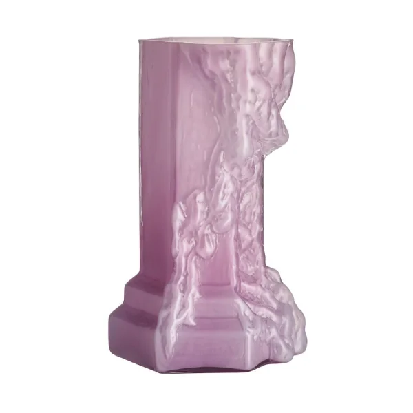 Kosta Boda Vase Rocky Baroque 35 cm Cool rose