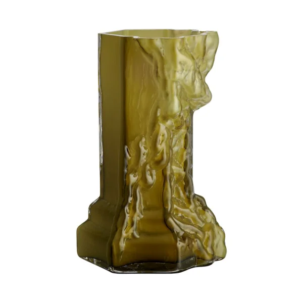 Kosta Boda Vase Rocky Baroque 35 cm Olive