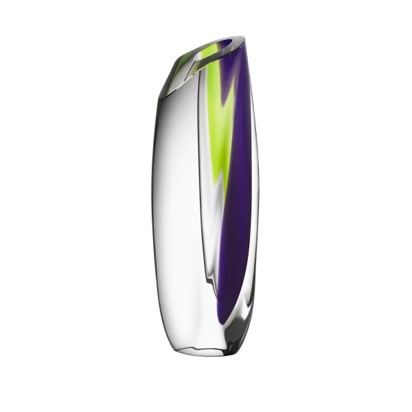 Kosta Boda Vase Saraband 36cm Violet-Vert