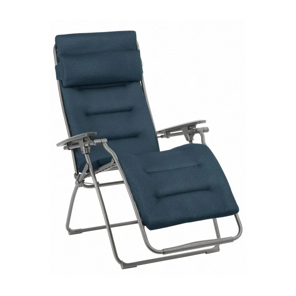Lafuma Chaise longue Futura BeComfort Bleu Encre