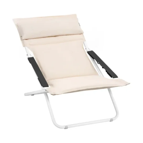 Lafuma Chaise longue Transabed Argile Beige