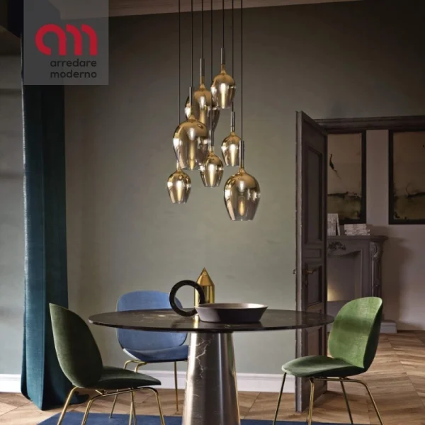 Lampe à suspension Rosè 3050/SG Incanto Italamp