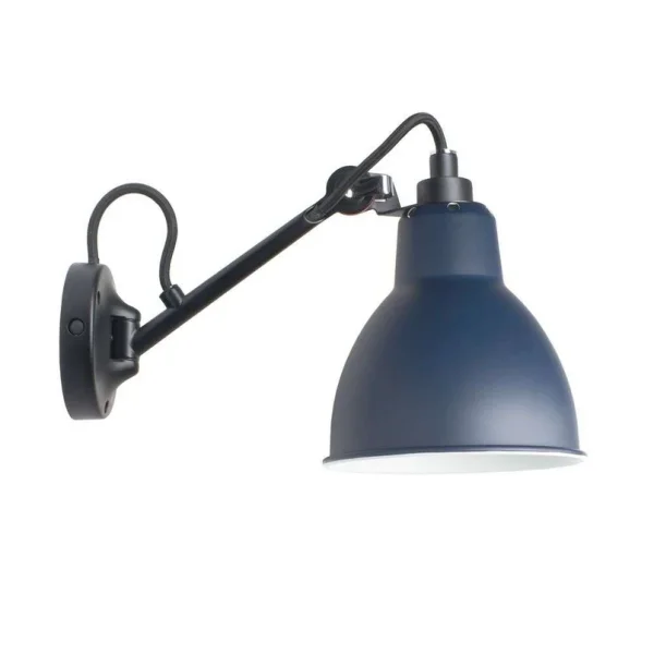 Lampe Gras - 104 Applique Murale Noir/Bleu