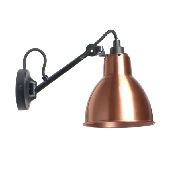 Lampe Gras - 104 Applique Murale Noir/Cuivre