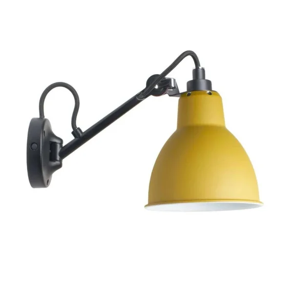Lampe Gras - 104 Applique Murale Noir/Jaune