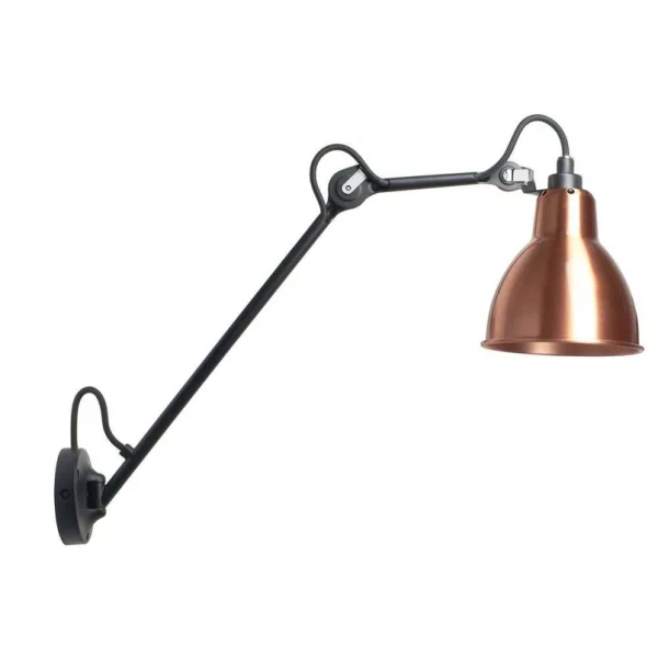 Lampe Gras - 122 Applique Murale Noir/Cuivre
