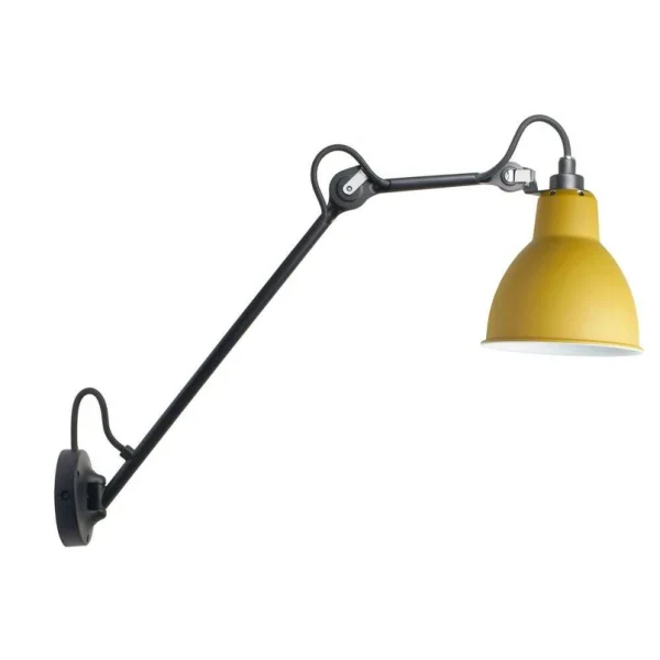 Lampe Gras - 122 Applique Murale Noir/Jaune