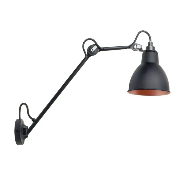 Lampe Gras - 122 Applique Murale Noir/Noir/Cuivre