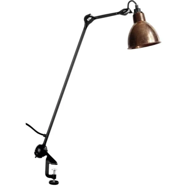 Lampe Gras - 201 Lampe de Table Noir/Cuivre