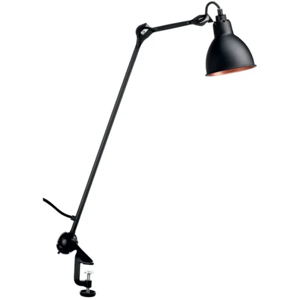 Lampe Gras - 201 Lampe de Table Noir/Noir/Cuivre