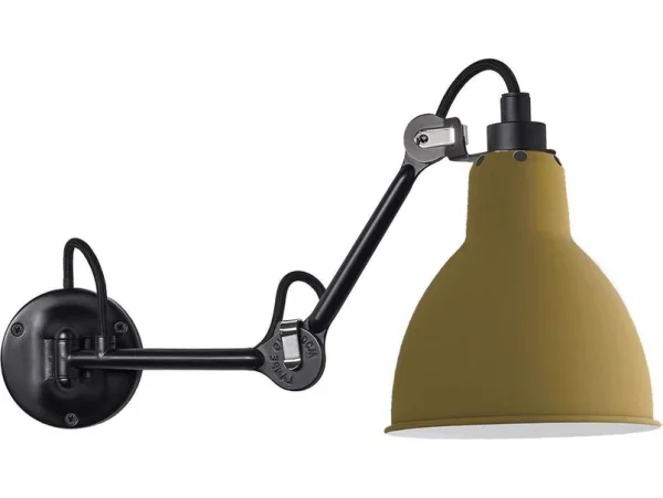 Lampe Gras - 204 Applique Murale Noir/Jaune