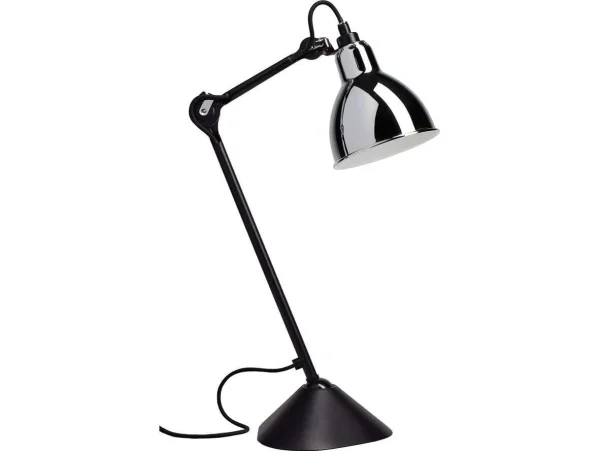 Lampe Gras - 205 Lampe de Table Noir/Chrome Lampe Gras