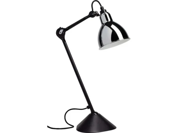 Lampe Gras - 205 Lampe de Table Noir/Chrome