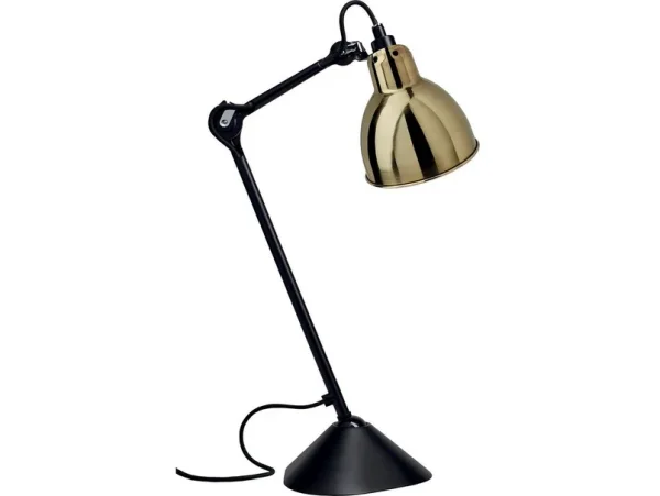 Lampe Gras - 205 Lampe de Table Noir/Laiton