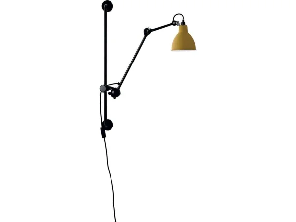 Lampe Gras - 210 Applique Murale Jaune/Noir Lampe Gras