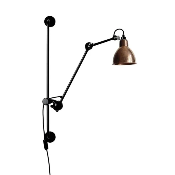 Lampe Gras - 210 Applique Murale Noir/Cuivre