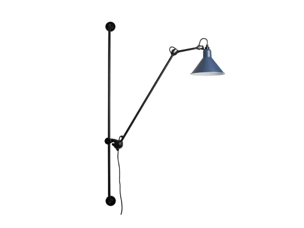 Lampe Gras - 214 Applique Murale Conic Black/Blue Lampe Gras