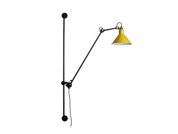 Lampe Gras - 214 Applique Murale Conic Jaune Lampe Gras