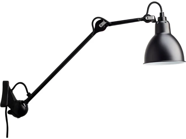 Lampe Gras - 222 Applique Murale Noir/Noir Lampe Gras