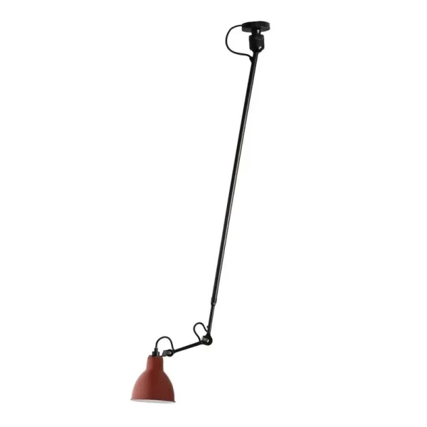 Lampe Gras - 302 L Plafonnier Rouge