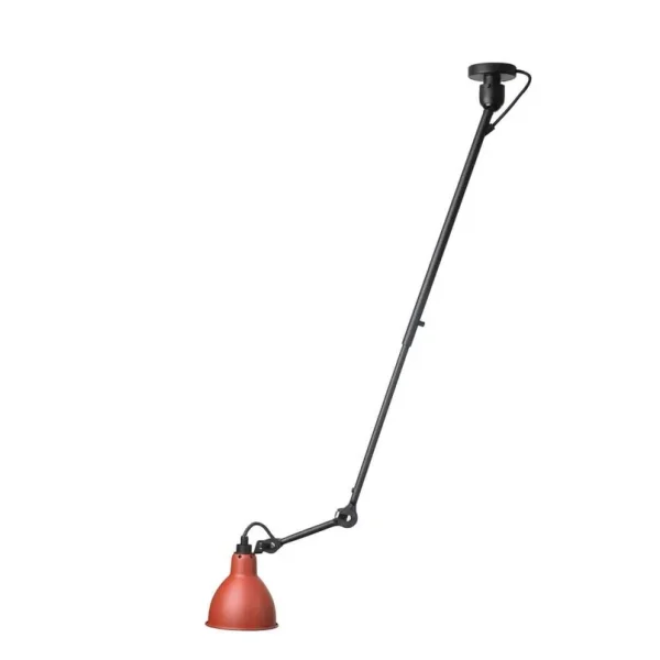 Lampe Gras - 302 Plafonnier Rouge