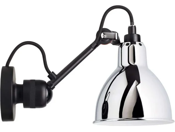 Lampe Gras - 304CA Applique Murale Chrome Brillant