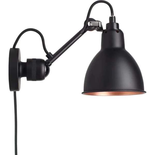 Lampe Gras - 304CA Applique Murale Noir/Noir/Cuivre