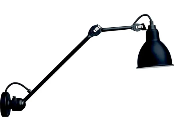 Lampe Gras - 304L40 Applique Murale Noir
