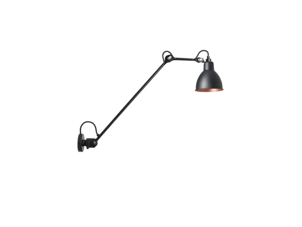 Lampe Gras - 304L60 Applique Murale Noir/Noir/Cuivre