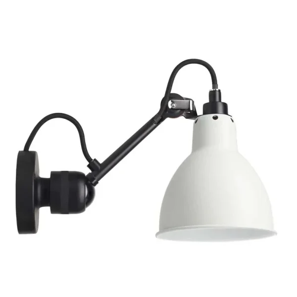 Lampe Gras - 304SW Applique Murale Noir/Blanc