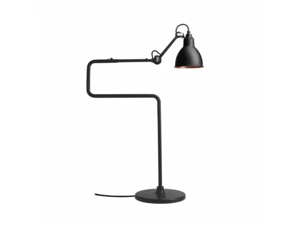 Lampe Gras - 317 Lampe de Table Noir/Noir/Cuivre