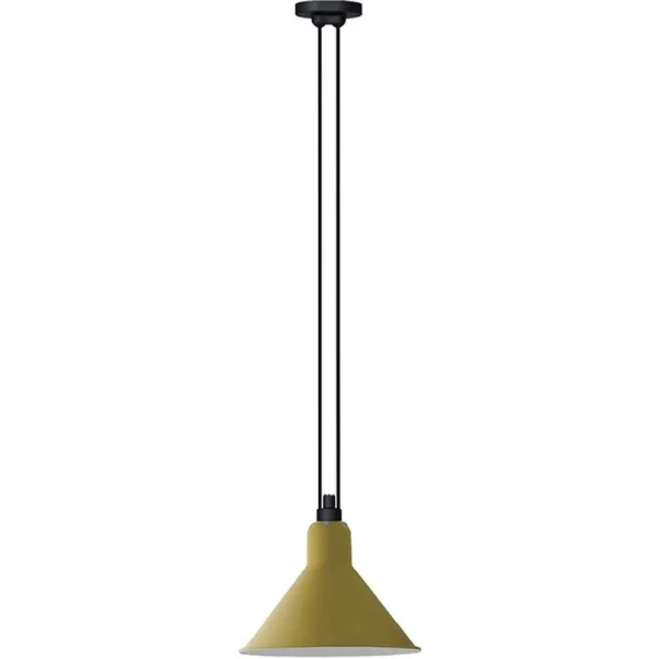 Lampe Gras - 322 L Suspension Conique Jaune