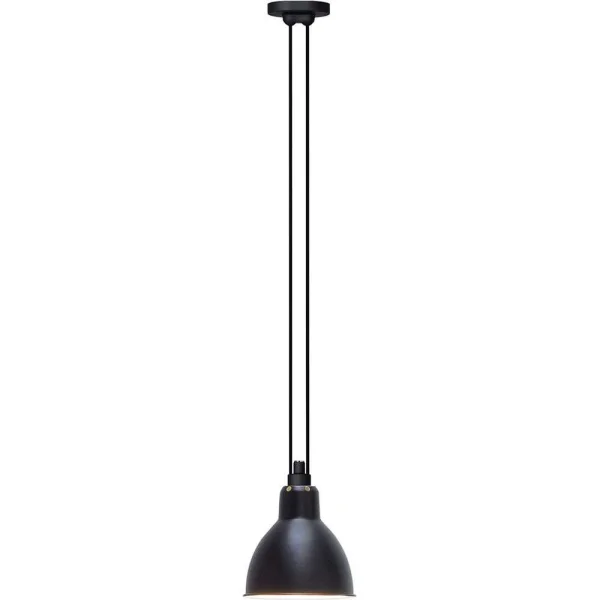 Lampe Gras - 322 L Suspension Round Black Lampe Gras