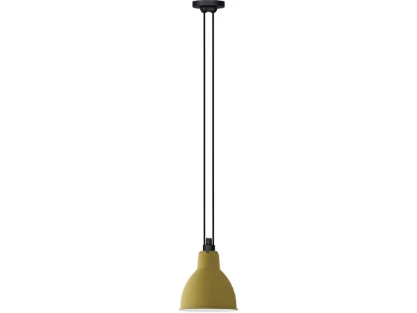 Lampe Gras - 322 L Suspension Round Yellow Lampe Gras