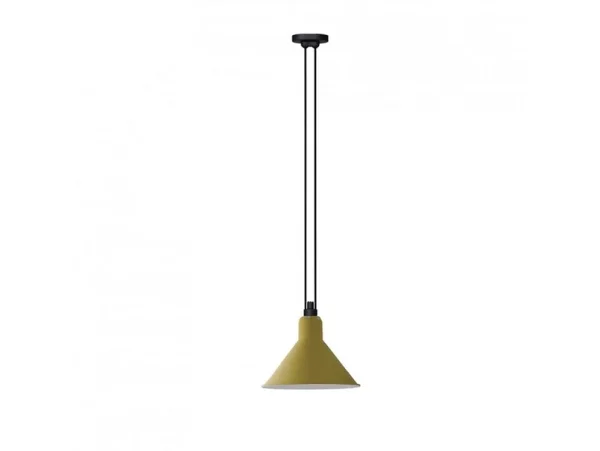 Lampe Gras - 322 XL Suspension Conique Jaune