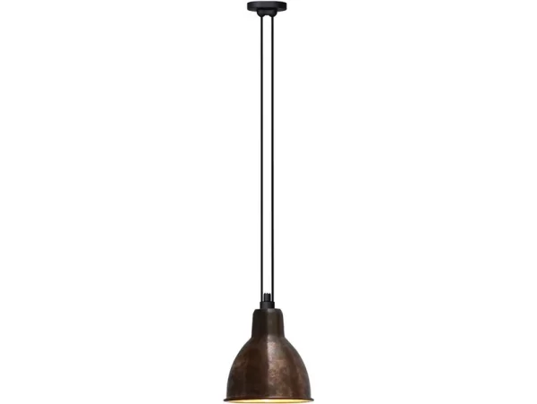 Lampe Gras - 322 XL Suspension Round Raw Copper