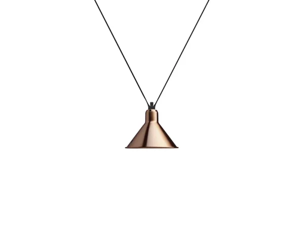 Lampe Gras - 323 L Suspension Conique Cuivre