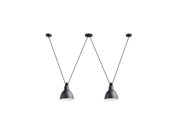 Lampe Gras - 324 XL Suspension Round Black
