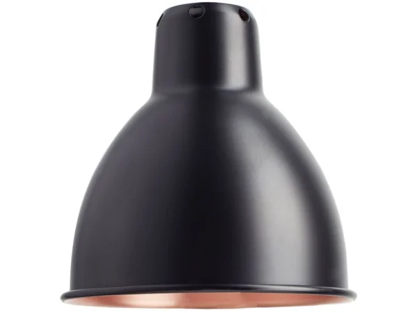 Lampe Gras - Abat-jour Large Round Ø170 Black/Copper Lampe Gras