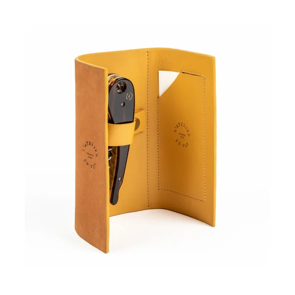 L'Atelier du Vin Tire-bouchon Soft machine nomad étui en cuir 2 pièces