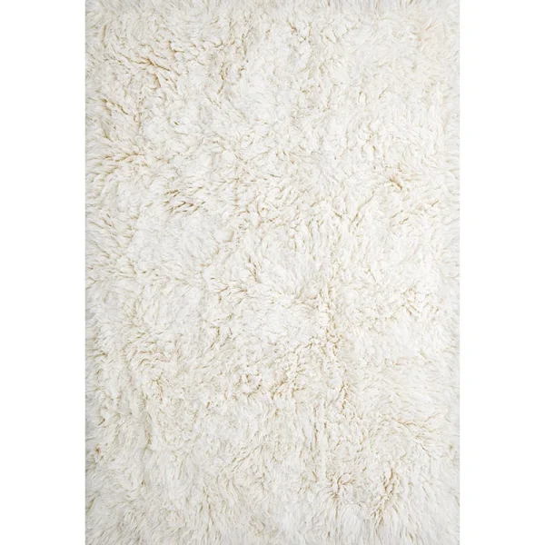 Layered Tapis à poils longs 180x270 cm Blanc cassé