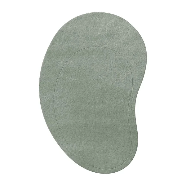 Layered Tapis en laine Residue Sage, 180x270 cm