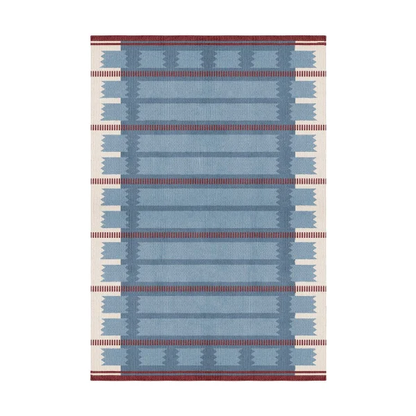 Layered Tapis en laine Röllakan Iris Petrol, 180x270 cm